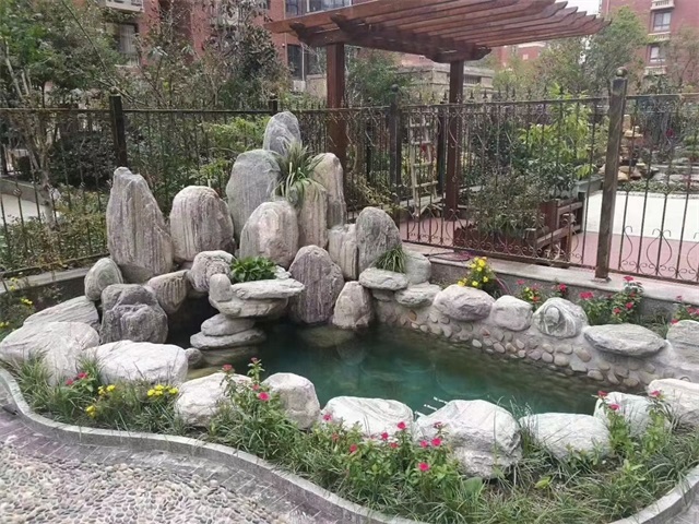 河北家庭庭院水景设计